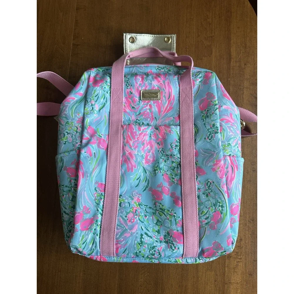 Lilly Pulitzer in Backpack Cooler Vibrant Best Fishes